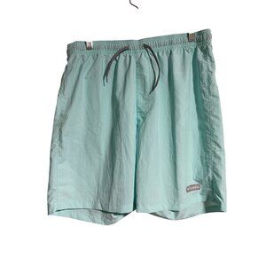 Columbia Mens Aqua Swim Board Trunks Size Medium Back Pocket No Liner